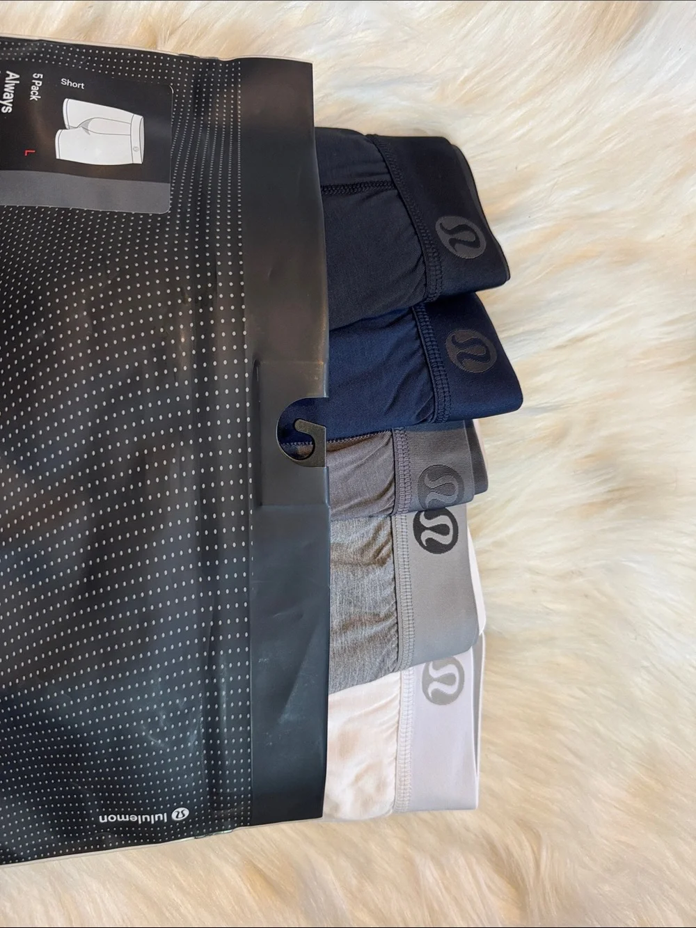 Lululemon 7 Pack Always In Motion Boxer sz L
